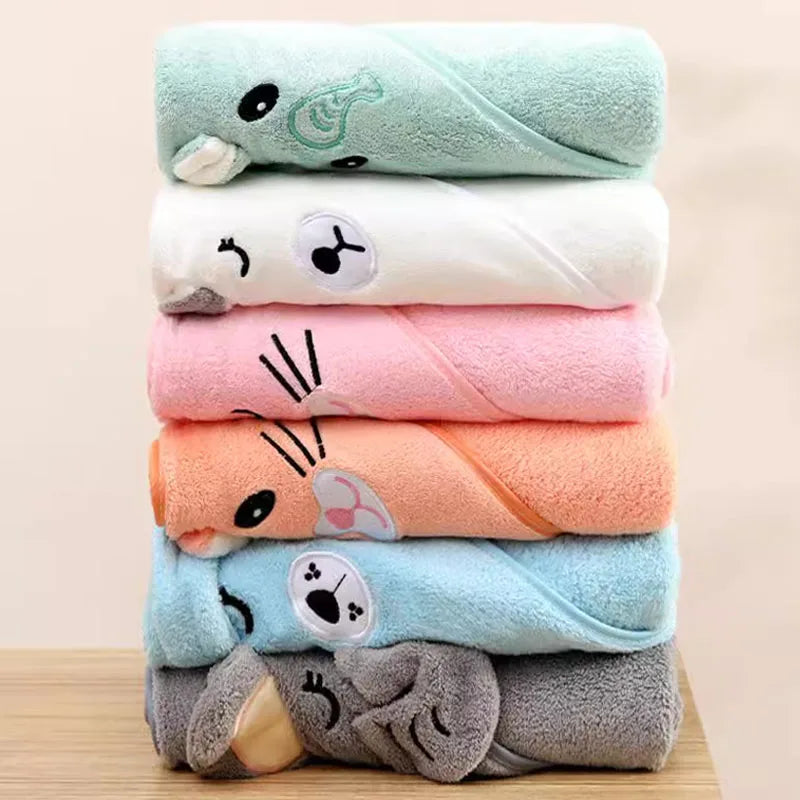 Toalla de Baño con Capucha para Bebé | Suave y Absorbente