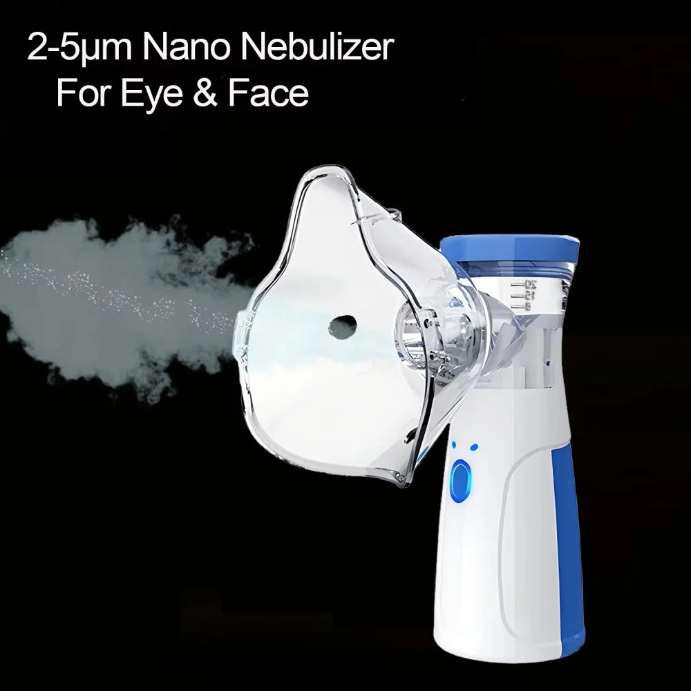 Nebulizador Portátil Recalgable Silencioso Para Niños y Adultos