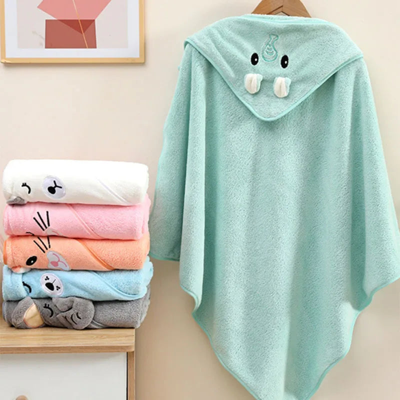 Toalla de Baño con Capucha para Bebé | Suave y Absorbente