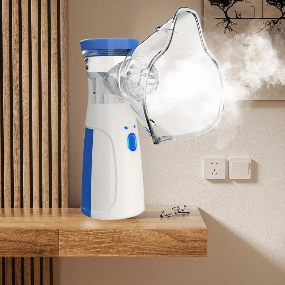 Nebulizador Portátil Recalgable Silencioso Para Niños y Adultos