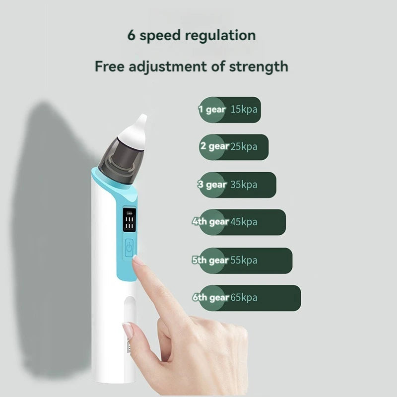 Aspirador Nasal Eléctrico Recargable para Bebés.